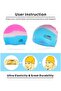 Silicone Swim Cap Unisex Waterproof Swimming Hat – Comfortable Elastomeric Design for Long - 4