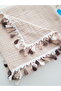 100% Cotton Muslin Baby Blanket with Tassels – Breathable, Soft, Multi-Purpose Blanket - 4