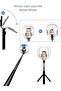 Selfie Stick Tripod with LED Ring Light, 3 Mode 9 Light Settings, USB Charging, Wireless Remo - 5