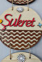 Be Patient, Be Thankful, Pray 2D Mdf Laser Cut Maple Walnut Door and Wall Ornament - 7