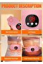 Portable Cordless Heating Pad for Cramps, 5000mAh Rechargeable Belly Wrap with 4 Heat & Massa - 6
