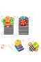 SKY-TOUCH Baby Toys 4 pcs Newborn Development and Foot finder for Boys Girls 0-12 Months - Small Siz - 2