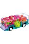3D Plastic Bus Toy with Lights & Mechanical Sound