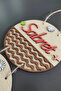 Be Patient, Be Thankful, Pray 2D Mdf Laser Cut Maple Walnut Door and Wall Ornament - 5