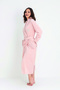 Chest Embroidered Niki Velvet Bamboo Cotton Dressing Gown - 3