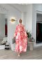 Kahma Chiffon Dress Coral 25Y13167 - 5