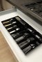 Glossy Black (Piano Black) Set of 11 Modular Drawer Cutlery Organizer Organizer - 6