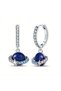 Stellar Glow Silver Earrings