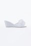 Women's Thick Heeled Feathered and Stoned Stylish Daily House Slippers Dowry Slippers Ornate Birth Guest Bride Te - 2