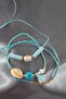 3-Piece Seashell Pearl Beaded Tassel Elevator Elastic Rope Bracelet. Women's Rope Bracelet Anklet - 7