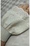Cream Two-Layer Festoon Oversleeve - 2