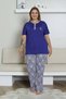 PLUS SIZE SAKS PLAVI PJAMA SET 2865KYB - 3