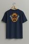 Oversize Diver Diving Helmet Gold Pocket and Back Design Unisex T-Shirt - 2