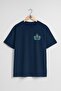 Oversize Anchor and Diving Hood Pocket Design Unisex T-Shirt