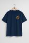 Oversize Diver Diving Helmet Gold Pocket and Back Design Unisex T-Shirt