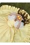 Yellow Satin Girl Evening Dress