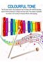 8-Tone Wooden Colorful Xylophone – Musical Instrument for Kids with 2 Mallets - 5