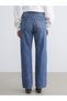 Alita City Lcw Jeans with a Difference in Color Indigo Denim Straight Baggy Fit Regular Waist Wide Leg Women's Jean Pants - 5