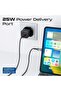 25W Dual Port Adapter Combo with 60W Fast Charging USB-C Cable - 2