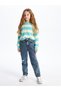 Lcw Kids Blue Ripped Detailed Girl's Mom Jean Trousers - 2