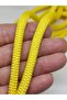 Dog Walking Rope 8 mm Yellow Flat with Carabiner - 2