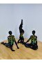 Dekoratif Yoga Figürleri - 3 Lü Set - 4