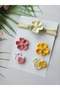 Newborn Baby Hair Clip and Bandana Handmade 5-Piece Baby Gift Set - 3