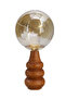 Sina Table Lampshade Wooden Body Fabric Headboard Decorative Table Lamp Night Light - 4