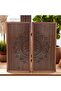 Symya Model Premium Bohemian Walnut Coated Backgammon