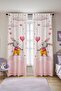 Heart Balloon Rabbit Patterned Children's Baby Room Background Curtain (Single Wing Pricing) - 2