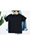 Unisex Crew Neck Unprinted Plain Black Basic Kids T-Shirt-Kids T-Shirt - 3
