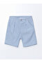Lcw Kids Striped Gabardine Boy's Pocket Shorts (S5)
