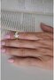 Wing Angel Model Joint Cartilage Bone Adjustable Gold Color Ring - 3