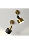 Mylights Antique Gold Black Wall Sconce with E27 Lampholder Modern Retro Style Metal Head Plated - 2