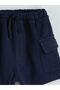 Lcw Baby Baby Boy Shorts with Elastic Waist and Pockets - 3