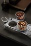 Anes 3-Piece Snack Bowl with Handles Treat Serving Bowl 18/10 Stainless Steel Elysia Bowl Treat Jam Bowl - 2