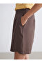 Trendlucky Standard Fit Modal Blend Women's Pleated Shorts with Difference - 3