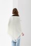 Women's Triangle Tassel Shawl, Stylish Women's Shawl Model with Tassels, Shoulder Shawl, Women's Triangle Shoulder Shawl with Tassels. - 7