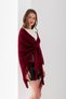 Women's Triangle Tassel Shawl, Stylish Women's Shawl Model with Tassels, Shoulder Shawl, Women's Triangle Shoulder Shawl with Tassels. - 3