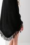 Women's Triangle Tassel Shawl, Stylish Women's Shawl Model with Tassels, Shoulder Shawl, Women's Triangle Shoulder Shawl with Tassels. - 8