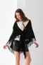 Women's Triangle Tassel Shawl, Stylish Women's Shawl Model with Tassels, Shoulder Shawl, Women's Triangle Shoulder Shawl with Tassels. - 5