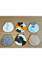 Funny Chubby Cats Coasters - 2