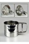 1 Piece 300 Gr Stainless Metal Flour Sieve - 3