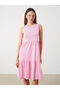 Nevavm with a Difference Oval Neck Sleeveless Dress