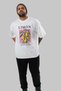 Limon Espana Front Printed White Oversize T-Shirt Men Women Cotton Crew Neck T-Shirt - 7