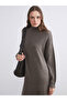 High Collar Knitwear Dress - 2
