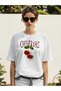 Cherry Cherries 7 Pre-Printed White Oversize T-Shirt Men Women Cotton Crew Neck T-Shirt