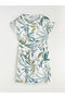 Esvab • Modern & Distinctive Zero Roba Collar Floral A-Line Dress - 7