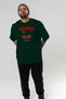 Cherry Cherries 5 Pre-Printed Green Oversize T-Shirt Men Women Cotton Crew Neck T-Shirt - 3
