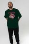 Pitaya Front Printed Green Oversize T-Shirt Men Women Cotton Crew Neck Tshirt - 4